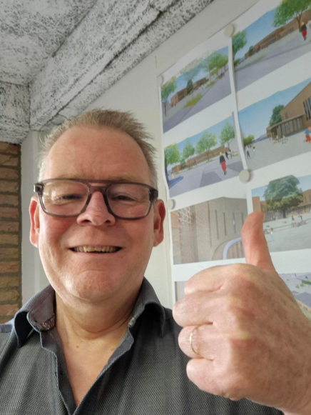 Interview meneer Frank over nieuwe schoolgebouw